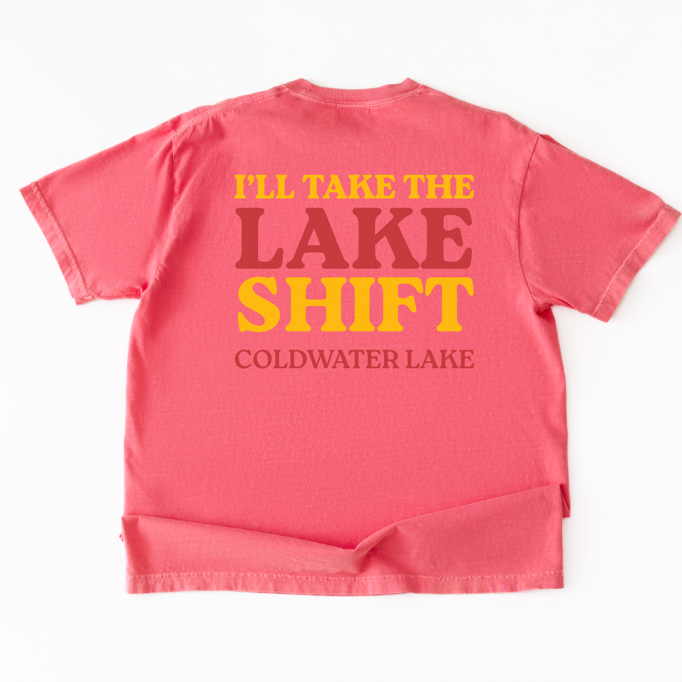 Clocking In for the Weekend/Lake Shift Tee – Personalizable Lake T-Shirt – Comfort Colors® 1717