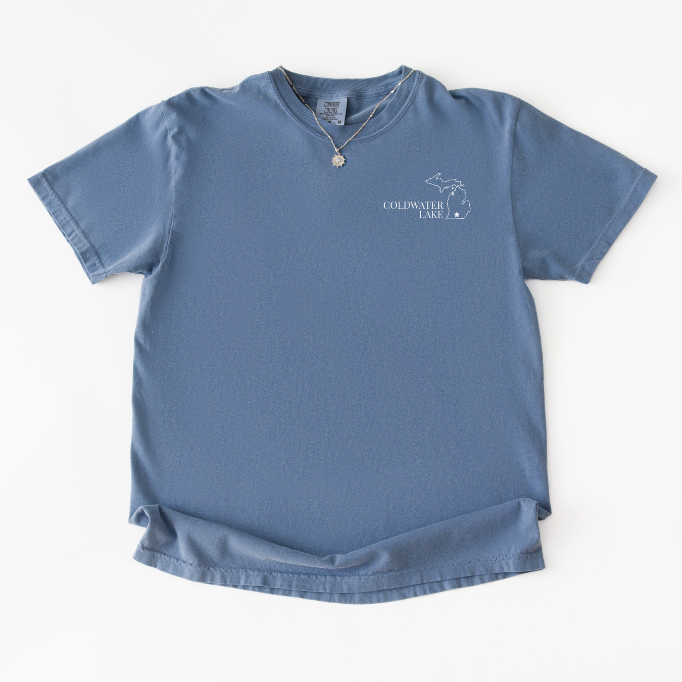 Lake Patriotic Paddle Tee – Personalizable Lake T-shirt – Comfort Colors® 1717