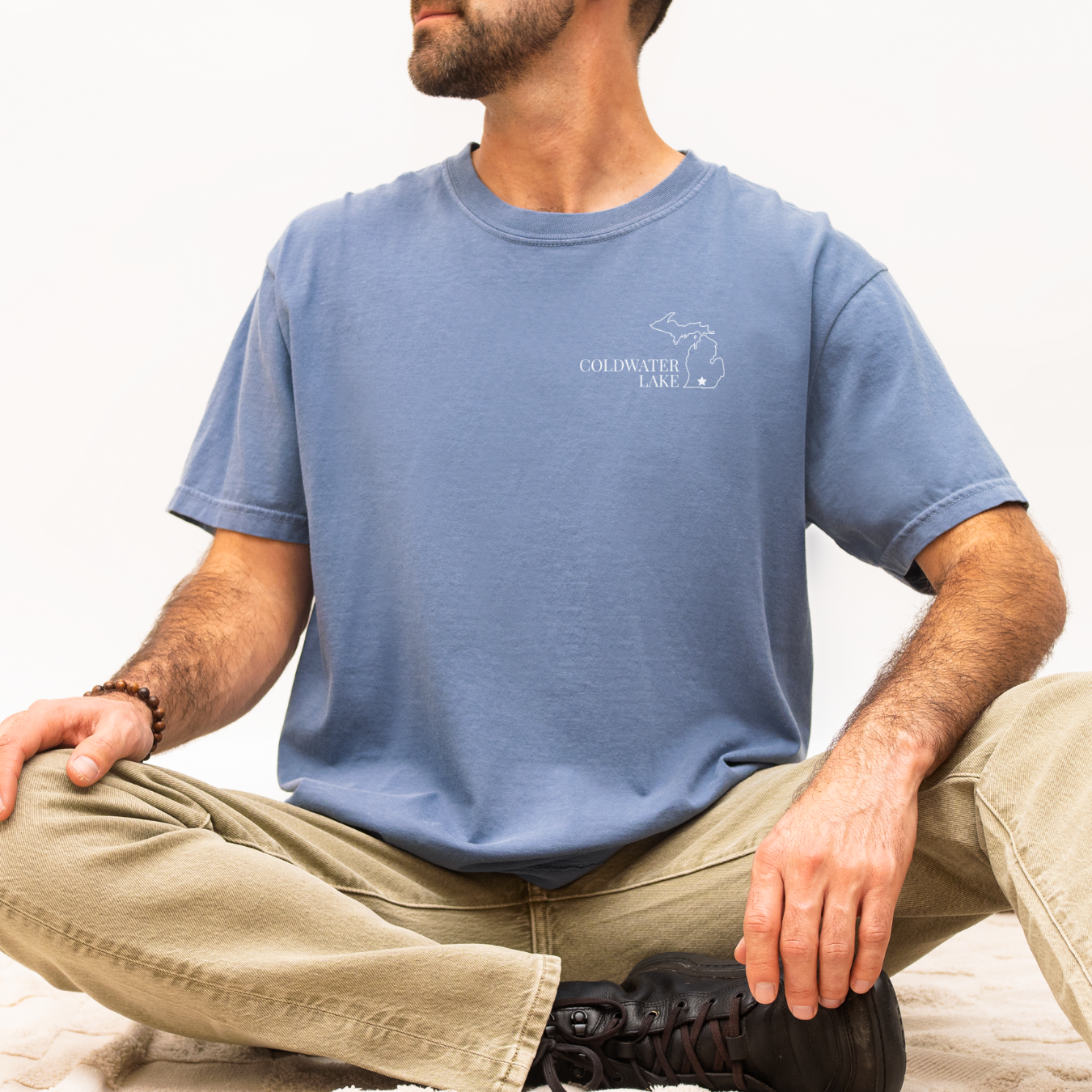Lake Patriotic Paddle Tee – Personalizable Lake T-shirt – Comfort Colors® 1717