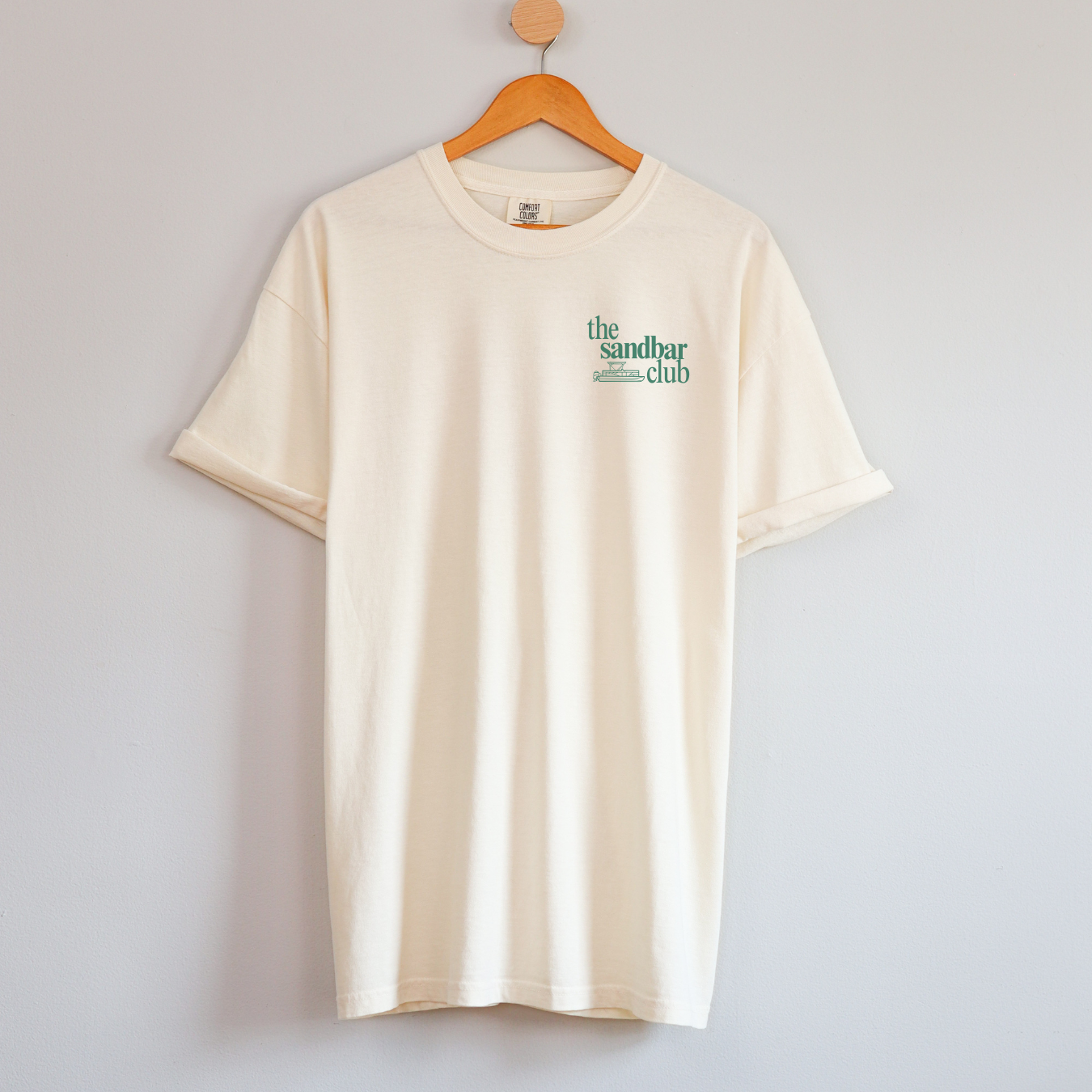 The Sandbar Club Tee – Personalizable Lake T-Shirt | Comfort Colors® 1717