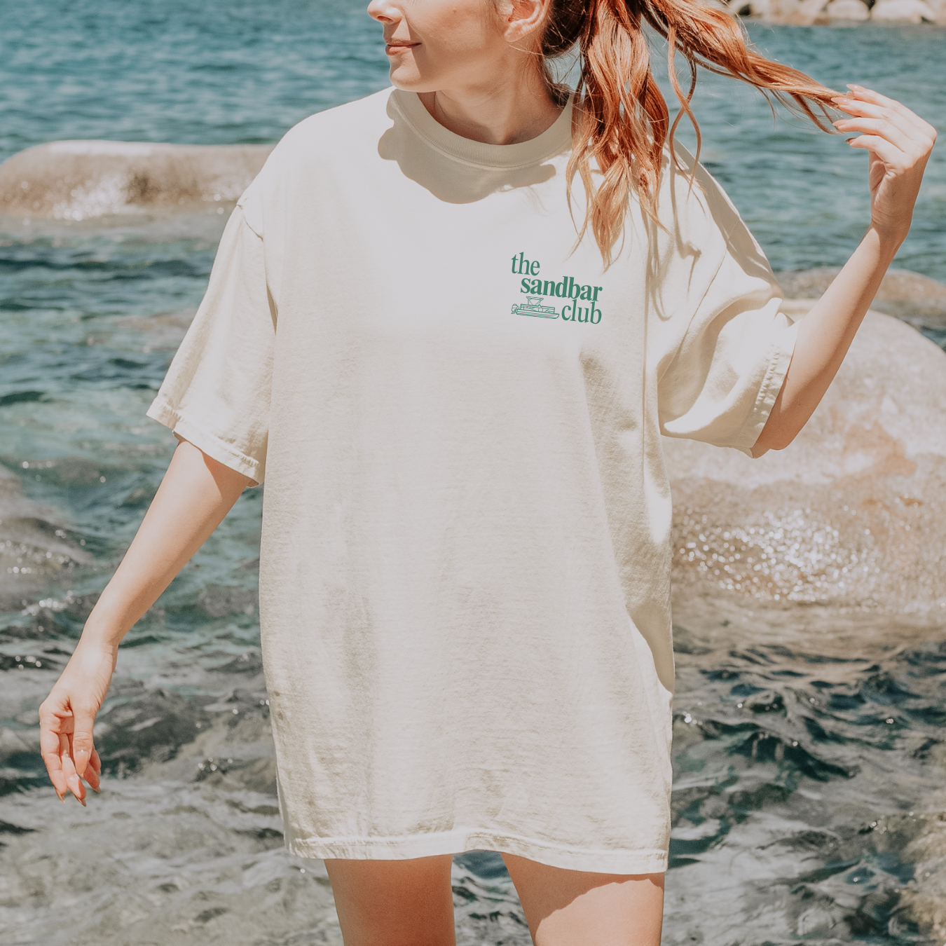 The Sandbar Club Tee – Personalizable Lake T-Shirt | Comfort Colors® 1717